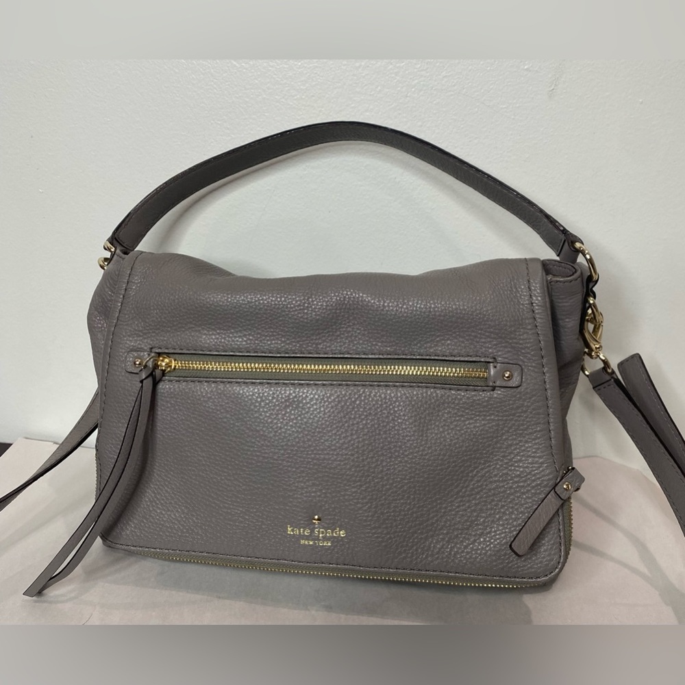 Kate Spade gray Top Handle Crossbody